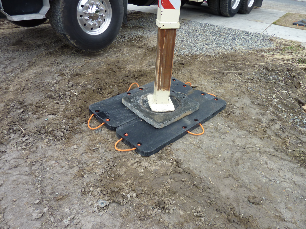 AJ's Concrete Pumping_Outrigger Pad Dunnage
