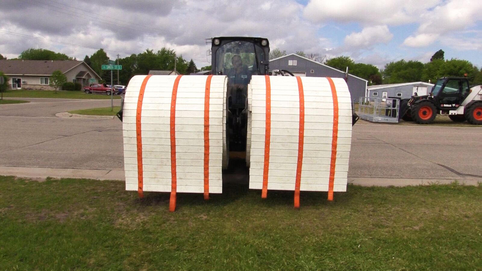 DICA_SlatTrax_Rolls DICA's SlatTrax product can easily be stored, deployed and picked up, unlike it's plywood counterpart.